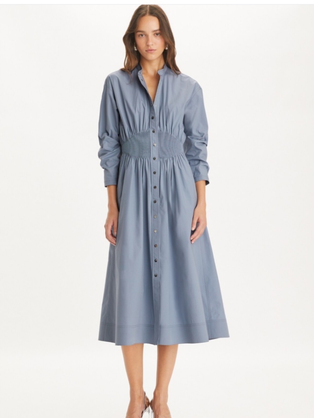 EXCELLENT TORY BURCH COTTON SNAP DRESS SIZE 12